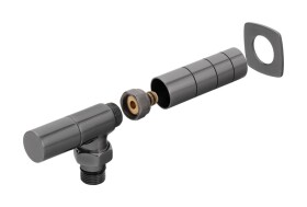 SIKO - Termostatický ventil PAUL kov PVD Gun metal VENTILYPAULBLL VENTILYPAULBLL