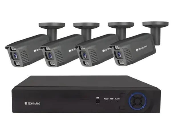 Securia Pro NVR4CHV8S-B černá / Kamerový systém / 4 kamery / 8 Mpx / IP / SONY (NVR4CHV8S-B)