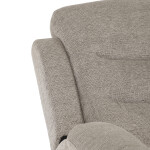 Polohovací křeslo, béžová, látka, TV-4086 LAN2