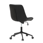 Pracovní židle, výškově nastavitelná, černá látka, KA-V3120 BK3