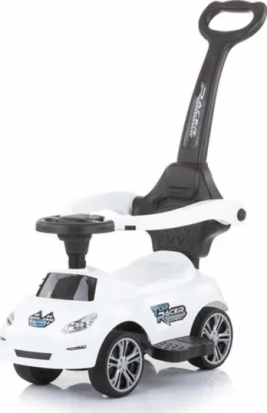 CHIPOLINO Odrážedlo s vodící tyčí Turbo White