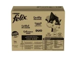 Purina Felix Fantastic Duo Mix 120x85 g / Kapsičky pro kočky / 4 příchutě (7613038576596)