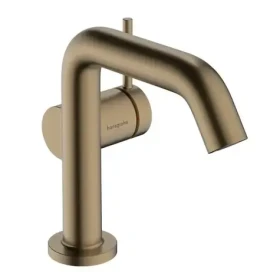 Hansgrohe Tecturis S - Umyvadlová baterie s výpustí Push-Open | CoolStart | EcoSmart | kartáčovaný bronz (73320140)