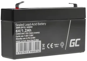 Green Cell AGM52 / Baterie / AGM VRLA / 6V / 1.2Ah (AGM52)