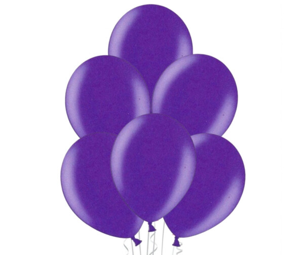Balónek fialový metalický 062 - 10 ks Belbal Balónek fialový metalický 062 - 10 ks Belbal