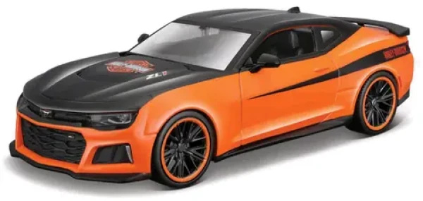 Maisto Harley-Davidson Custom 2017 Chevrolet Camaro ZL1 černo-oranžová