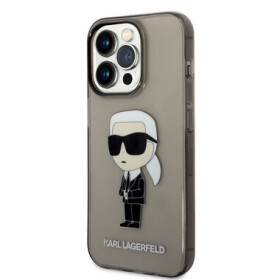 Pouzdro Karl Lagerfeld IML Ikonik NFT iPhone 14 Pro černé