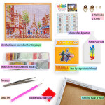 TSvetnoy TSvetnoy, LG252e, Diamond painting - diamantové malování, 40 x 50 cm, Impresionistická Paříž