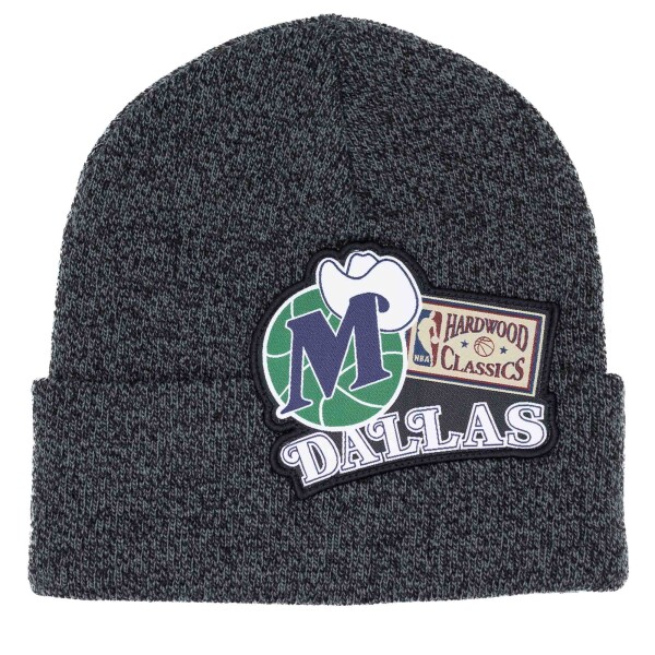 Mitchell & Ness Pánská zimní čepice Dallas Mavericks NBA XL Logo Patch Beanie
