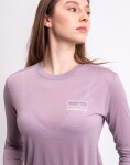 Tričko Patagonia W's L/S Capilene® Cool Merino Blend Graphic Shirt Fitz Roy Strata: Quiet Violet