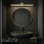 Koupelnové nástěnné LED svítidlo SWE044-1W 60cm GOLD OSW-20144