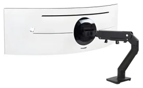 ERGOTRON HX Desk Monitor Arm černá / Stolní rameno / HD kloub / do 49" zakřivený / nosnost 19,1 kg (45-647-224)