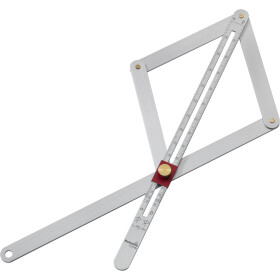 Hultafors Tools Úhelník kombinovaný hliníkový stupnice 17cm Combi (252003)