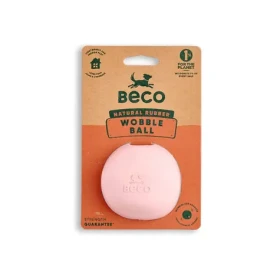 BeCoThings Beco Wobble Ball růžová 7.6cm / Hračka pro psy (BG-756384)