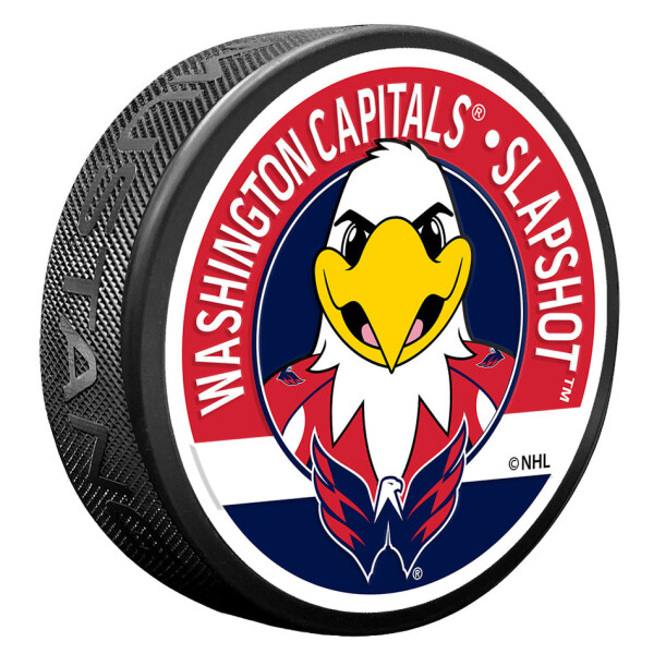 Mustang Puk Washington Capitals NHL Slapshot Mascot Textured Puck