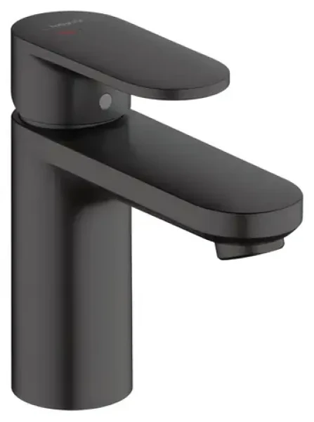 Hansgrohe Umyvadlová baterie s výpustí CoolStart matná černá / Umyvadlová baterie / EcoSmart / ComfortZone 100 / DN15 (71585670)