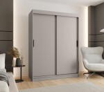 Šatní skříň Abi Rubino T Rozměry: 150 cm, Barva korpusu + barva dveří: Kašmír