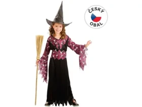 MaDe 86158 - Kostým na karneval Čarodějka, 130-140cm