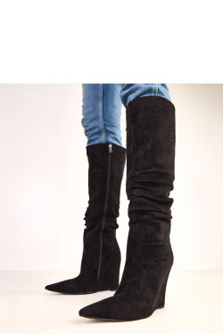 Kozačky na klínech model 220576 Solea 36