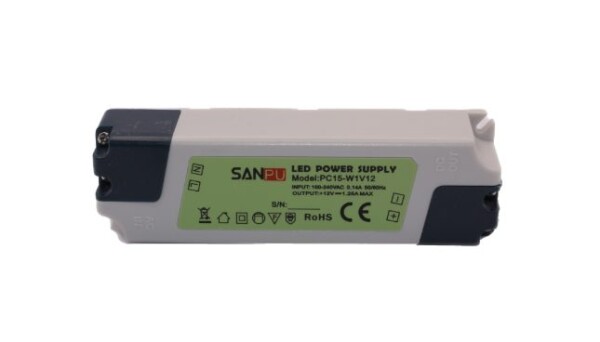 Zdroj 12V 1,25A 15W spínaný SANPU PC15-W1V12