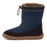Dětské zimní barefoot sněhule UP TEX SNOW WOOL Dark Blue G3160249-1 - 36
