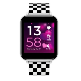 CANYON Joyce KW-43 bílá / Chytré hodinky / 1.54" IPS / snímač tepu / BT 4.0 / IP67 / Canyon Life / Android a iOS (CNE-KW43WB)