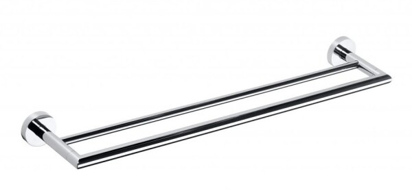 SAPHO - X-ROUND dvojitý držák ručníků 600, chrom XR401