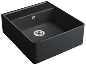 VILLEROY & BOCH - Keramický dřez Single-bowl sink Ebony modulový 595 x 630 x 220 bez excentru 632061S5