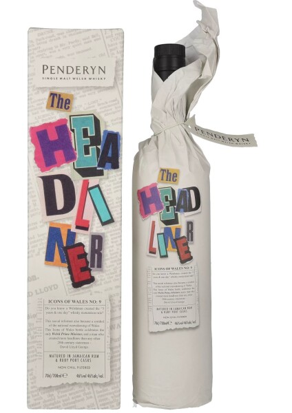 Penderyn The Headliner 0,7L 46% box (karton)