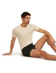 Pánské merino boxerky ICEBREAKER Mens 125 ZoneKnit Boxers, Black velikost: XXL