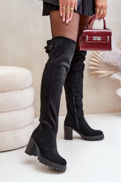 Kozačky na podpatku model 203508 Step in style 37