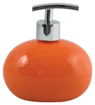 MSV JAVA dávkovač mýdla oranžový / keramika / 360 ml
