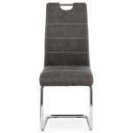 Jídelní židle, šedá, látka, HC-483 GREY3