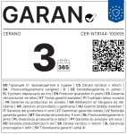 CERANO - Koupelnové zrcadlo Bano, kovový rám - černá matná - 55x100 CER-NT8144-100X55