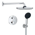 GROHE - Precision Sprchový set s termostatem pod omítku, průměr 25 cm, chrom 34883000