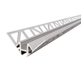 Deko Light 975344 EV-01-08 Dlaždicový profil, hliník, (š x v x h) 43 x 43 x 3000 mm, 3 m