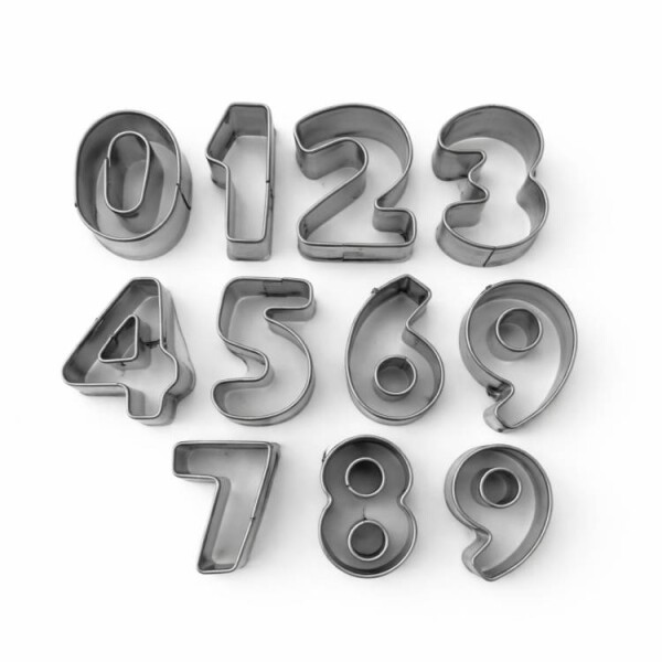 Dortisimo Sada vykrajovátek Číslice (10 ks)