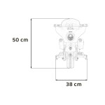 Mamido Dětská elektrická motorka Chopper INDIAN modrá