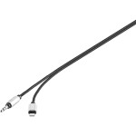 Oehlbach jack audio prodlužovací kabel [1x jack zástrčka 3,5 mm - 1x jack zásuvka 3,5 mm] 5.00 m černá pozlacené kontakty Oehlbac