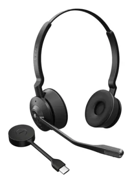 Jabra Engage 55 SE Stereo černá / stereo náhlavní souprava / mikrofon / USB-C / MS Teams (9659-470-111)