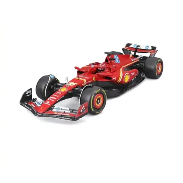 Bburago FORMULA RACING Ferrari SF-24 (2024) v dekorativním boxu #16 Charles Leclerc