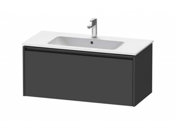 DURAVIT - Ketho.2 Umyvadlová skříňka 44x101x48 cm, 1 zásuvka, grafit mat K25064049490000