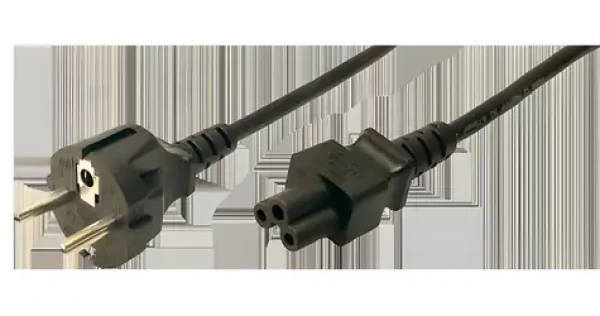 LogiLink CP093 černá / Napájecí kabel / Mickey (C5) - CEE7/7 / 1,8 m / 250V (CP093)