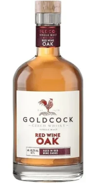 Gold Cock Red Wine Oak / Whisky / Single malt / Dub, ex-víno / 49,2 % vol. / 0,7 l (8595198865651)