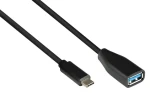 Good Connections USB-C - USB-A OTG černá (2811-OTG) / Kabel / USB 3.2 Gen 1 / 0,1 m / 5 Gbit/s (2811-OTG)
