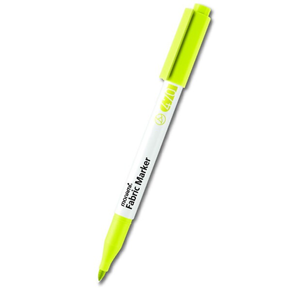 Monami Fabric Marker Brush fluo žlutá