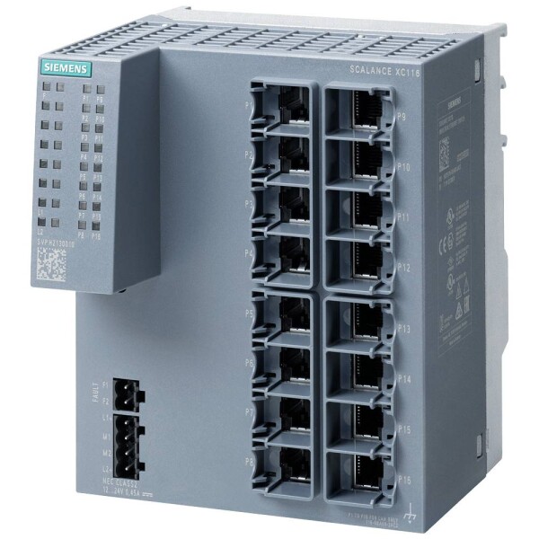 Siemens 6GK5116-0BA00-2AC2 průmyslový ethernetový switch 10 / 100 MBit/s