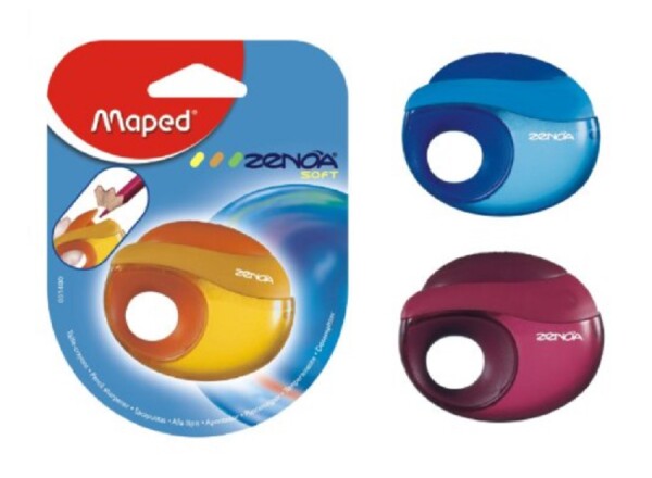 Maped Maped, 001400, Zenoa Soft, ořezávátko se zásobníkem, mix barev, 1 ks