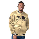 Starter Pánská Oboustranná Bunda Vegas Golden Knights The CLOSER Reversible Varsity Satin Jacket Velikost: