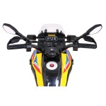 Mamido Dětská elektrická motorka BMW F850 GS žlutá